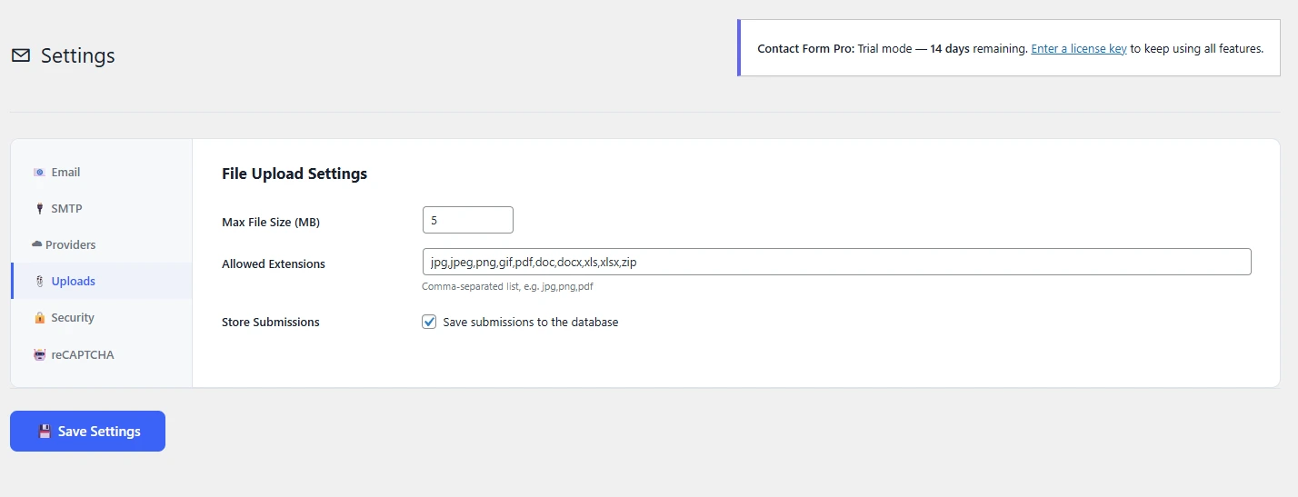Settings-‹-Demo-Plugins-XaniaCode 2